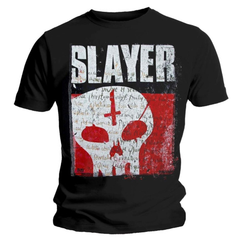 Slayer tričko Undisputed Attitude Skull Čierna