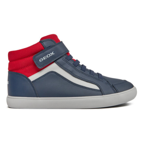 Geox Sneakersy J Gisli Boy J365CC 05410 C0735 S Tmavomodrá