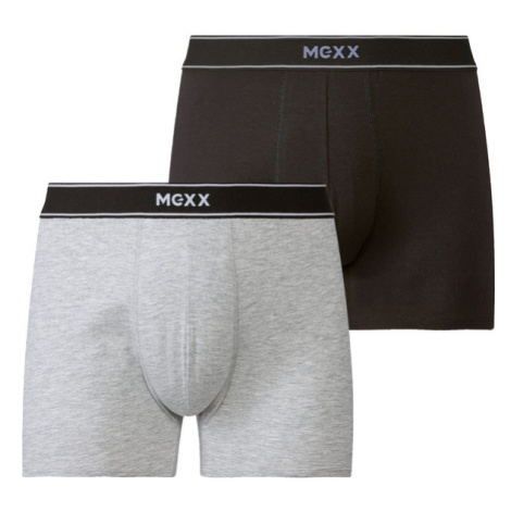 MEXX Pánske boxerky, 2 kusy (čierna/sivá)