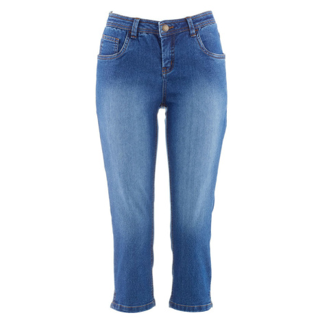 Komfort-strečové džínsy capri bonprix