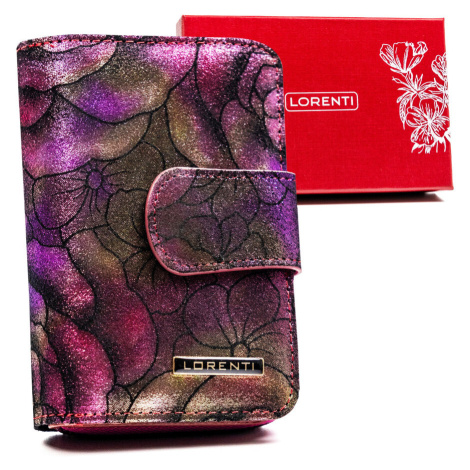 Dámska kožená peňaženka na patentku — Lorenti
