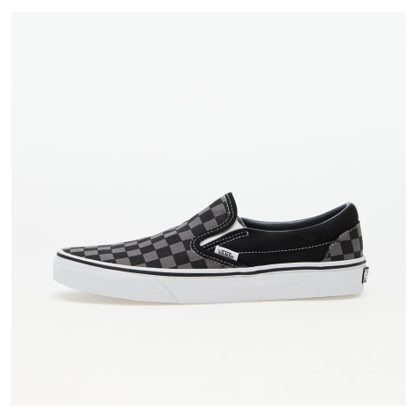 Tenisky Vans Classic Slip - On Black/ Pewter Checkerboard