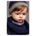 Detská čiapka, šál a rukavice Mayoral tmavomodrá farba