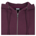 Mikina Urban Classics Basic Zip Hoody cherry