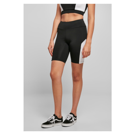 Women's Color Block Cycle Shorts Black/White