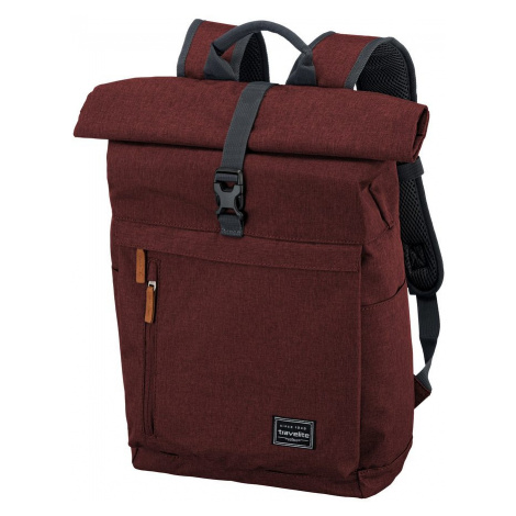 Travelite Městský batoh Basics Roll-up Backpack Bordeaux 35 l