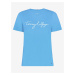 Modré dámske tričko Tommy Hilfiger