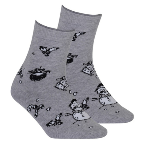 Dámske sviatočné vzorované ponožky Wola