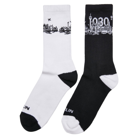 Socks Major City 030 2-Pack Black/White