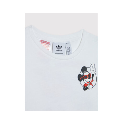 Adidas Tričko Disney Mickey And Friends HC1912 Biela Regular Fit