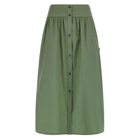 Sukňa Woolrich Poplin Skirt Sage