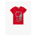 Koton Printed Red Girls' T-Shirt 3skg10045ak