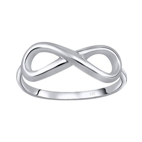 Silvego Dámsky celostrieborný prsteň INFINITY ZTR34754