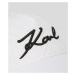 Šiltovka Karl Lagerfeld K/Signature Brodery Cap Biela