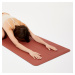 Podložka na jogu extra priľnavá 185 cm × 65 cm × 4 mm tehlovočervená