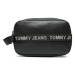 Tommy Jeans Kozmetická taštička Tjm Essential Leather Washbag AM0AM11425 Čierna