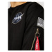 Alpha Industries Mikina Space Shuttle 178307 Čierna Regular Fit