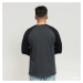 Tričko Urban Classics Contrast 3/4 Sleeve Raglan Black