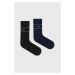 Ponožky Wrangler (2-pak) pánske, tmavomodrá farba