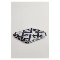 DEKA GANT MONOGRAM THROW 130X180 EVENING BLUE