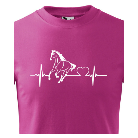 Detské tričko pre milovníkov koní - Tep a kôň