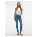 Modré dámske skinny fit rifle Vero Moda Flash