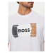 Boss Tričko Open 50531795 Biela Regular Fit