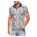 Edoti Printed Men's Polo Shirt