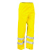 Result Unisex bezpečnostné reflexné nohavice R022X Fluorescent Yellow