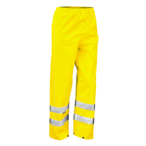 Result Unisex bezpečnostné reflexné nohavice R022X Fluorescent Yellow