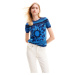 Desigual Dámske tričko Sun Blue Regular Fit 24SWTK745010 S