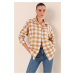 Bigdart 3900 Oversize Long Basic Shirt - Mink