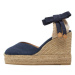 Castañer Espadrilky Chiara/8Ed/002 021668 Modrá