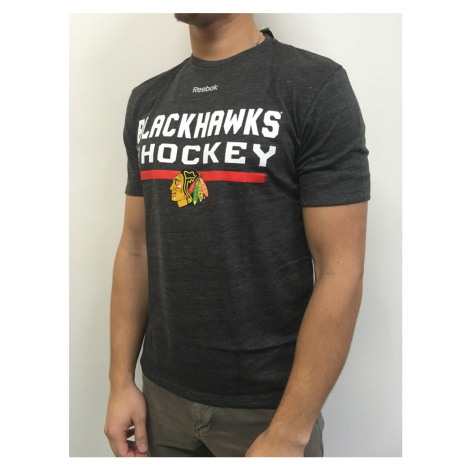 Chicago Blackhawks pánske tričko Locker Room 2016 black Reebok