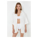 Trendyol White Woven Muslin Shirt