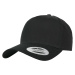 5-Panel Curved Classic Snapback Black