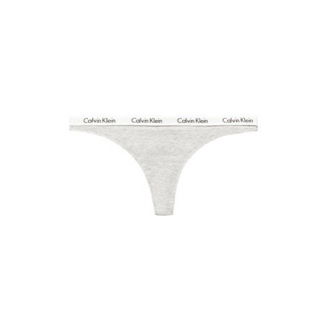 Calvin Klein Underwear Stringové nohavičky 0000D1617E Sivá