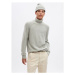 GAP SEEDSTITCH TURTLENECK Pánsky sveter, sivá, veľkosť