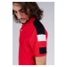 Tommy Hilfiger Polo tričko - GS SLEEVE COLOR BLOCK SLIM POLO červené