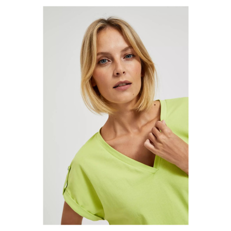 Women's T-shirt MOODO - light green