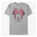 Queens Disney Classic Mickey - Love Rose Unisex T-Shirt Heather Grey