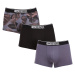 3PACK men's boxers Diesel multicolored