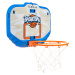 Prenosný basketbalový kôš K900 nástenný modro-oranžový