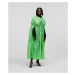 Kabát Karl Lagerfeld Hun'S Pick Voluminous Raincoat Zelená