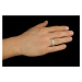 L'AMOUR snubný prsteň pre mužov aj ženy z ocele
