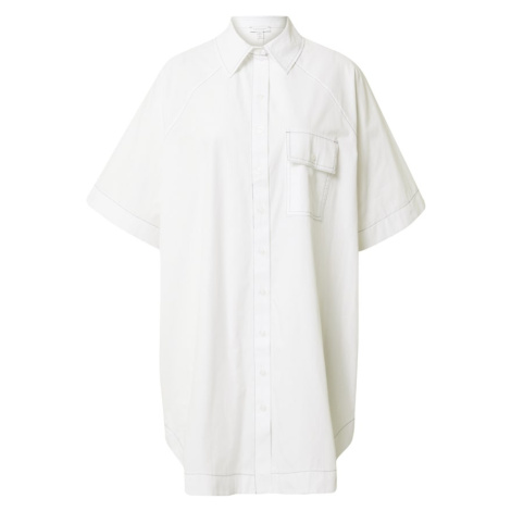 TOPSHOP Košeľové šaty  biela