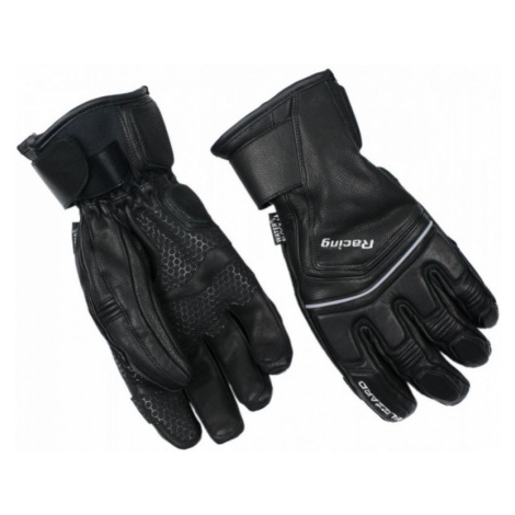 BLIZZARD-Racing Leather ski gloves, black/silver Čierna