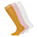 EWERS Ponožky  béžová / zlatá žltá / svetloružová