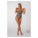 Eco FORTALEZA Monokini Leopard 736 Nebbia