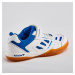 Detská obuv TTS 500 Junior na stolný tenis bielo-modrá